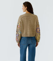 SWEATER CAMEL VIOLET