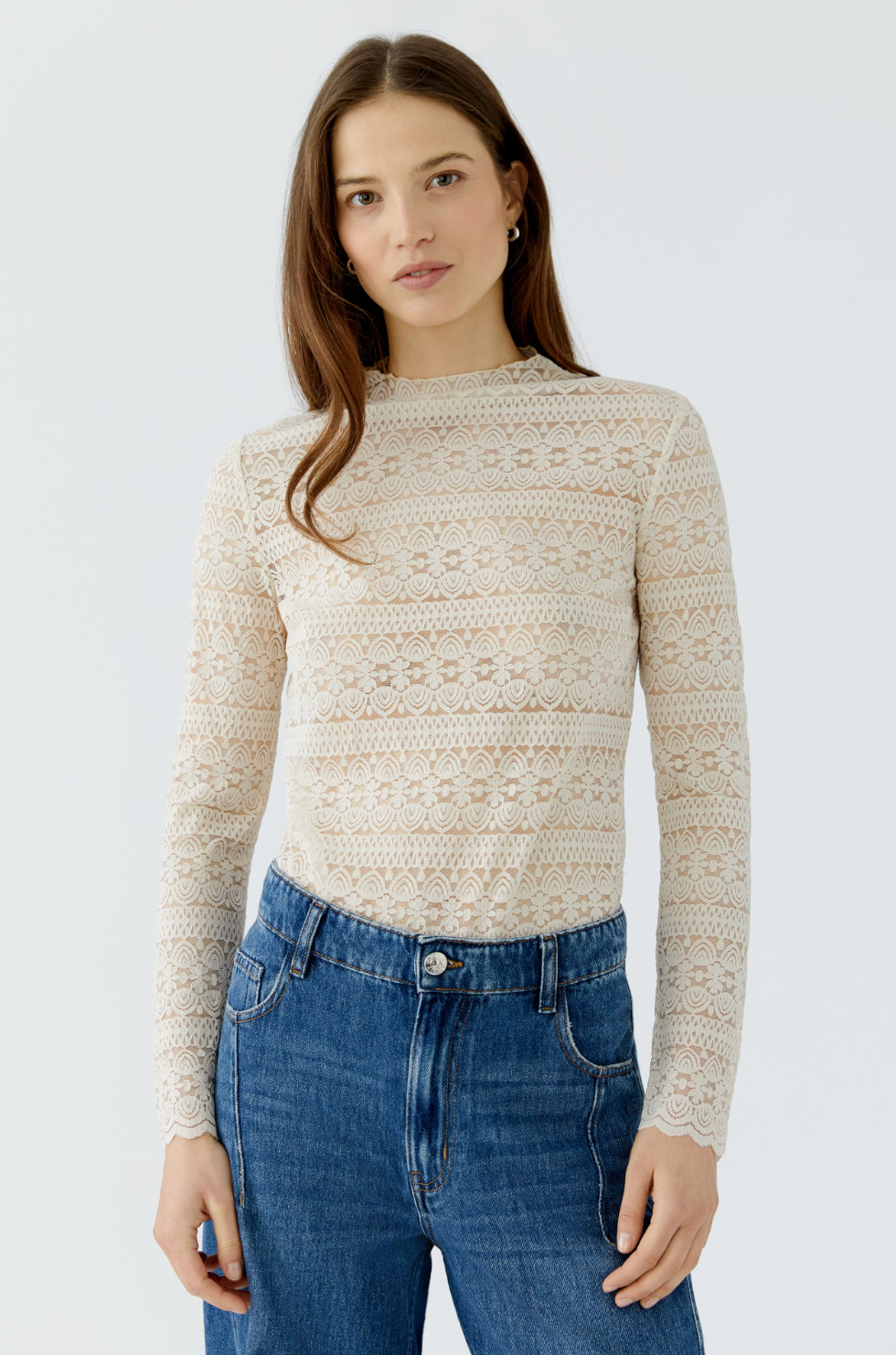 LACE SHELL OFF WHITE
