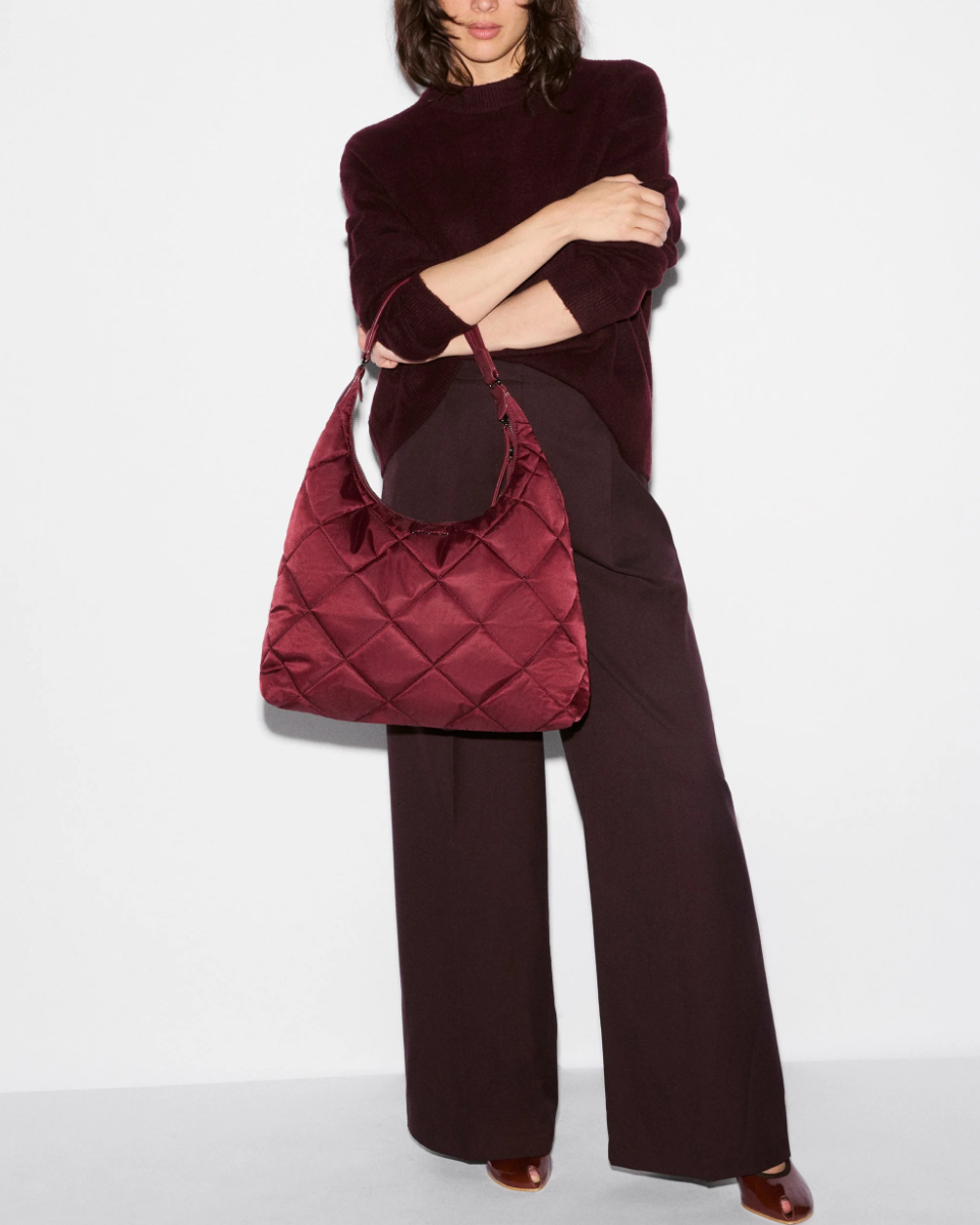 MADISON SHOULDER CLARET