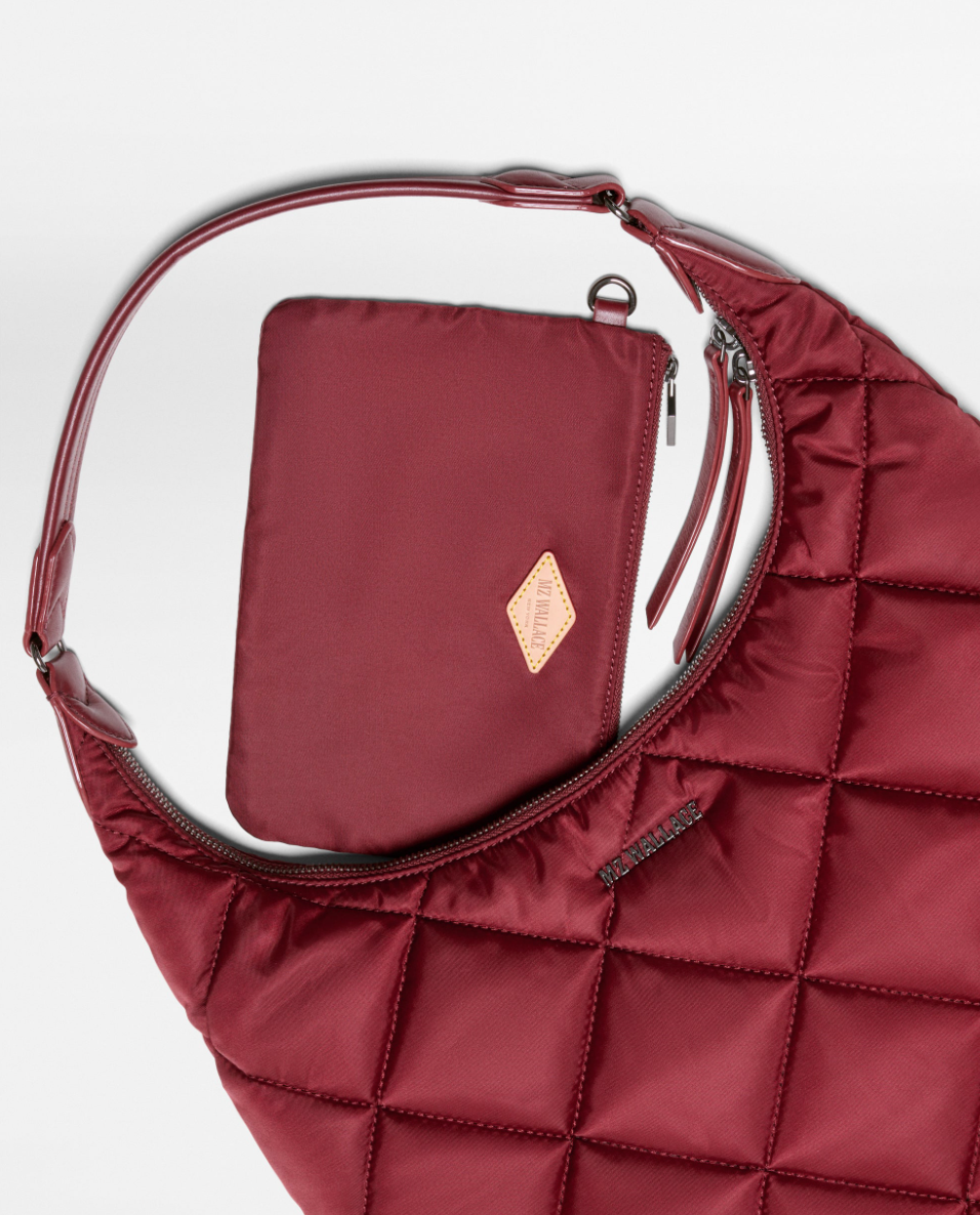 MADISON SHOULDER CLARET