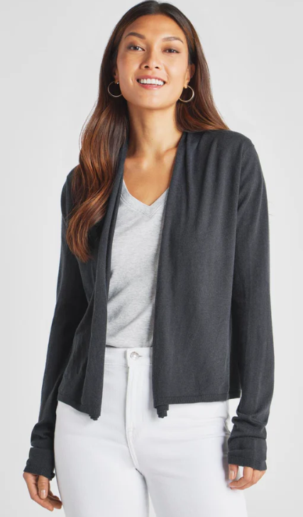 SAMI TIE CARDIGAN BLACK