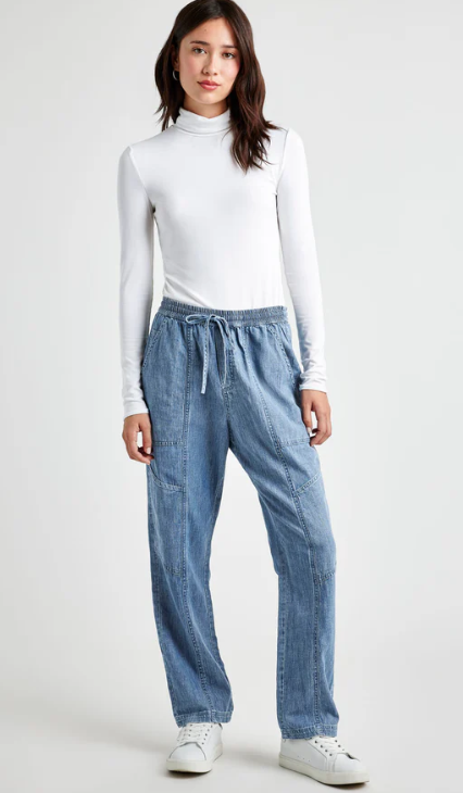 SHAY COTTON PANT INDIGO