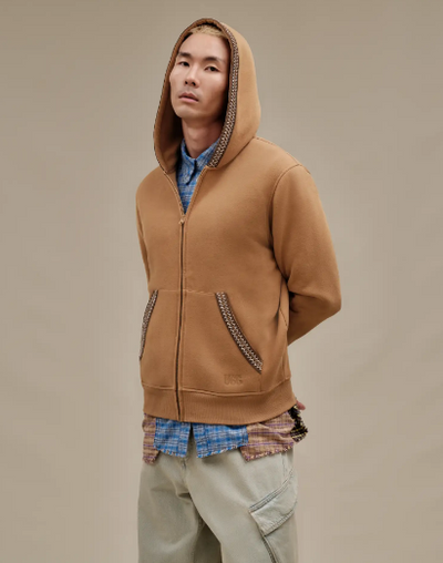 MEN'S TASMAN FULL ZIP HOODIE CHESTNUT