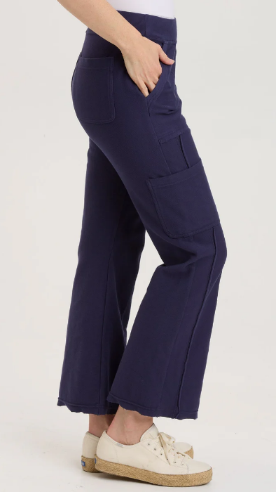 KIAH FLARE PANT NAVY