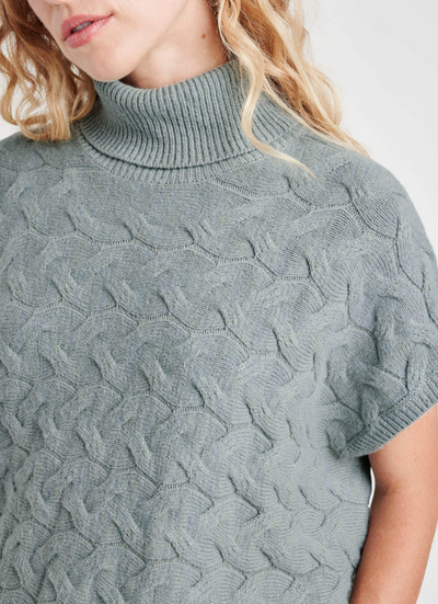 LILIANA TURTLENECK SWEATER TEAL