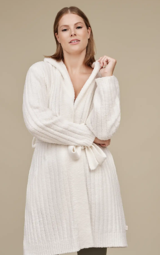 AMARI RIB ROBE CREAM