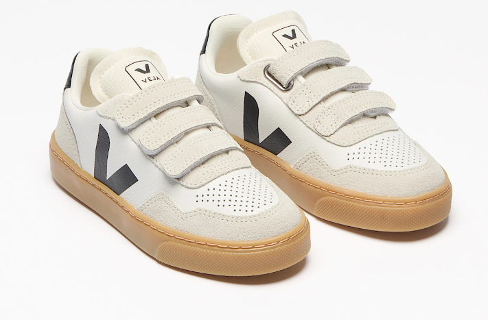 V-90 LEATHER WHT/BLK/NAT