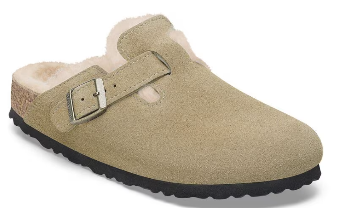 BOSTON SHEARLING SUEDE TAUPE