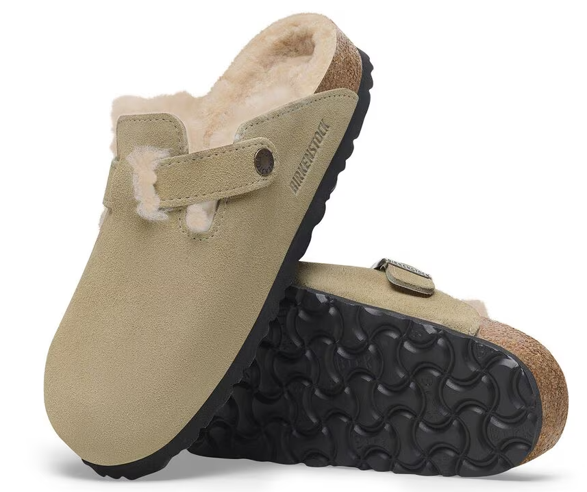 BOSTON SHEARLING SUEDE TAUPE