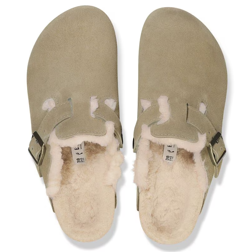 BOSTON SHEARLING SUEDE TAUPE