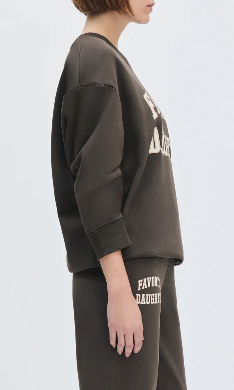 COLLEGIATE SWEATSHIRT COFFEE