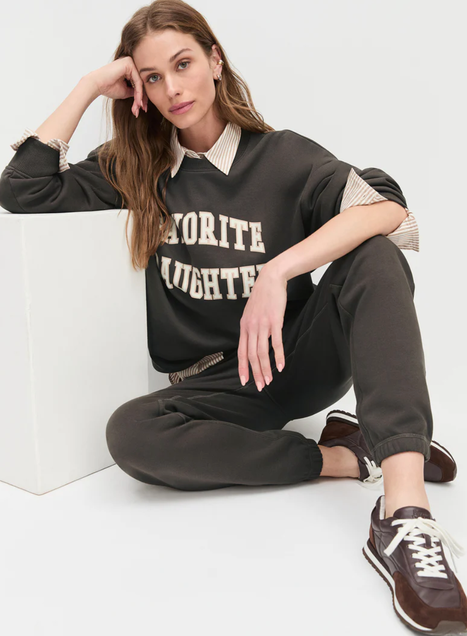 COLLEGIATE SWEATSHIRT COFFEE