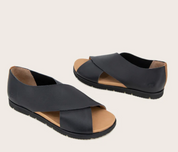 LESLIE LEATHER BLACK