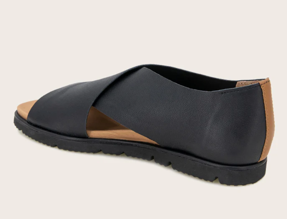 LESLIE LEATHER BLACK