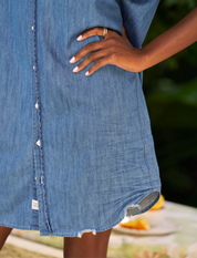 MARY RUFFLE INDIGO