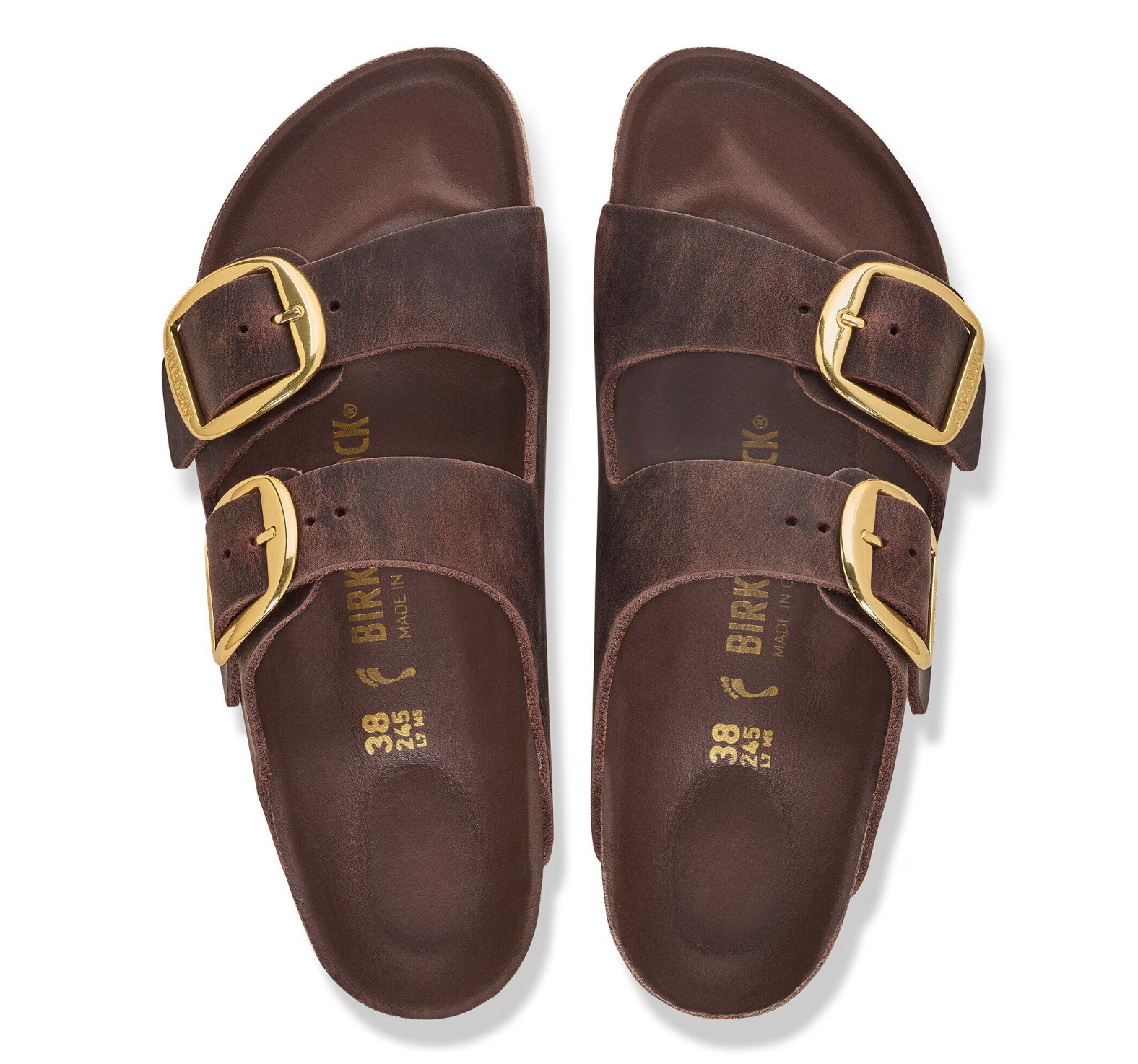 ARIZONA BIG BUCKLE OILED LEATHER HABANA