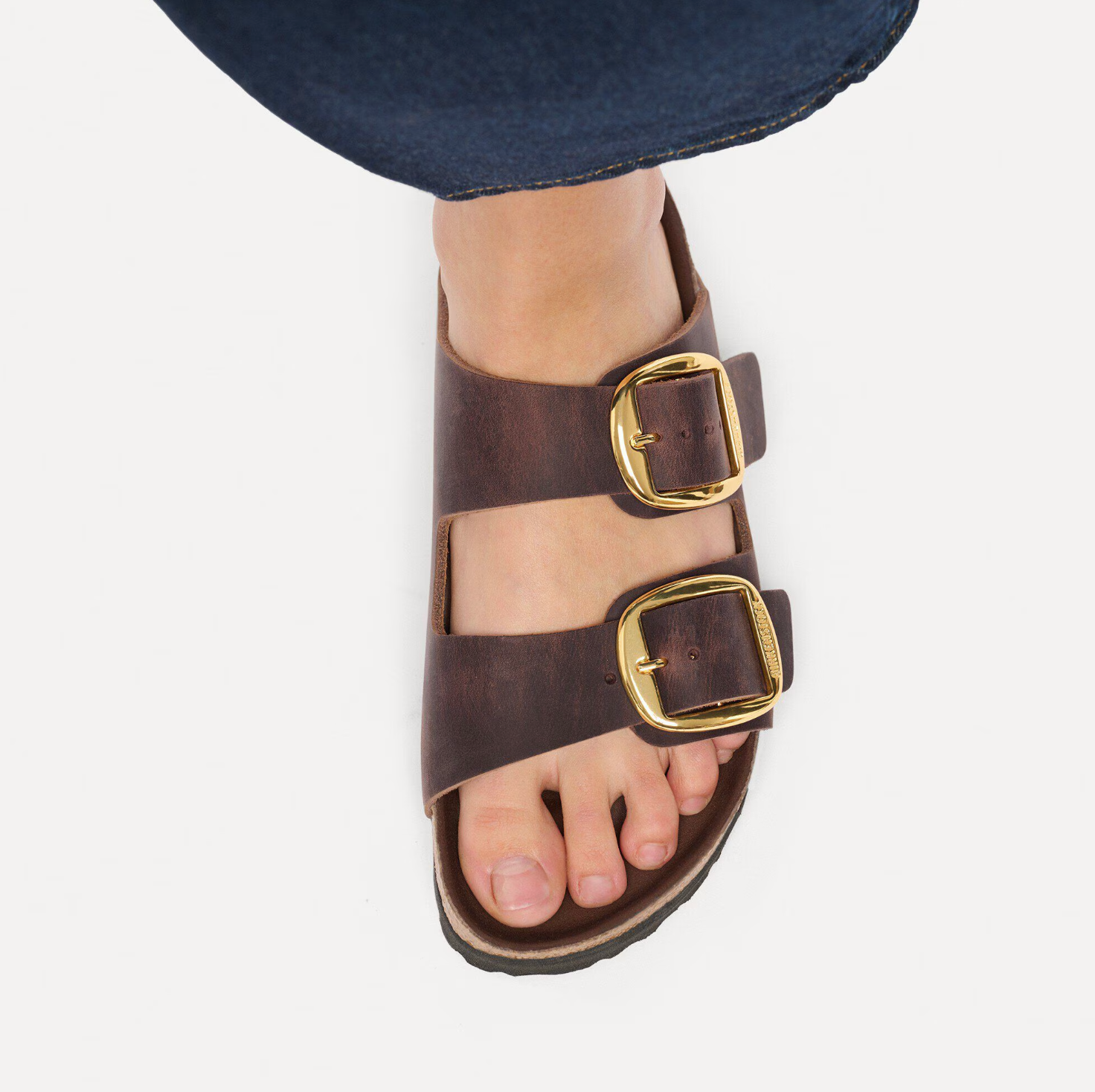 ARIZONA BIG BUCKLE OILED LEATHER HABANA