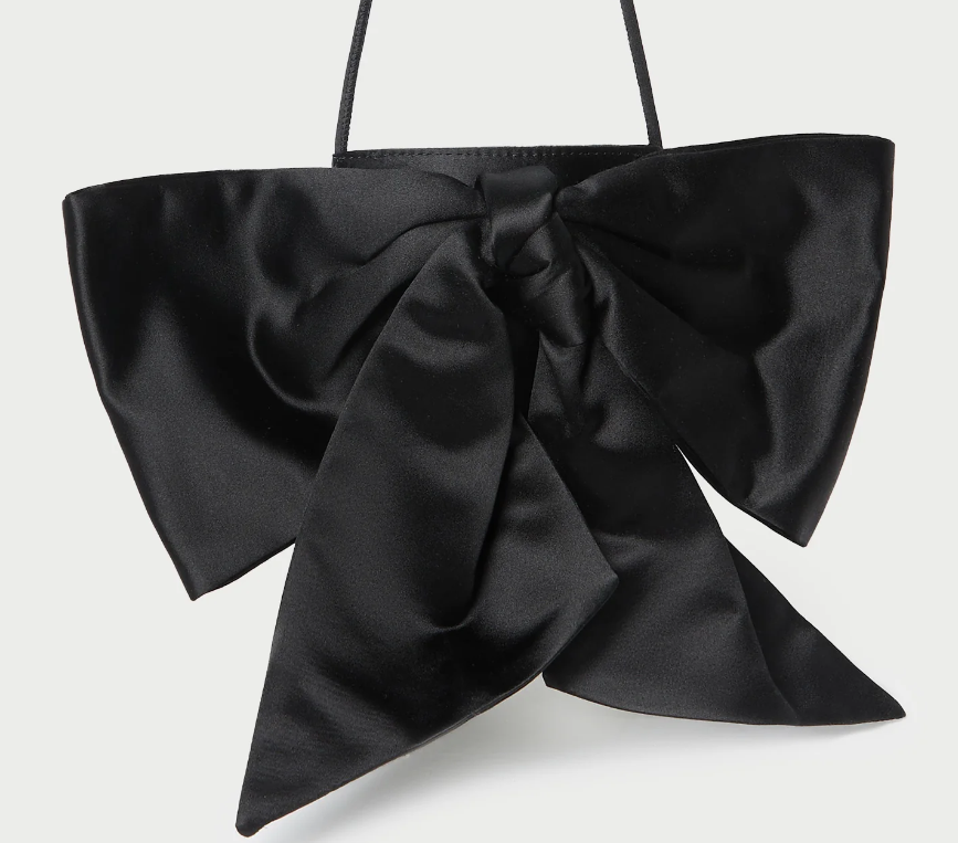 VIOLET BOW BLACK