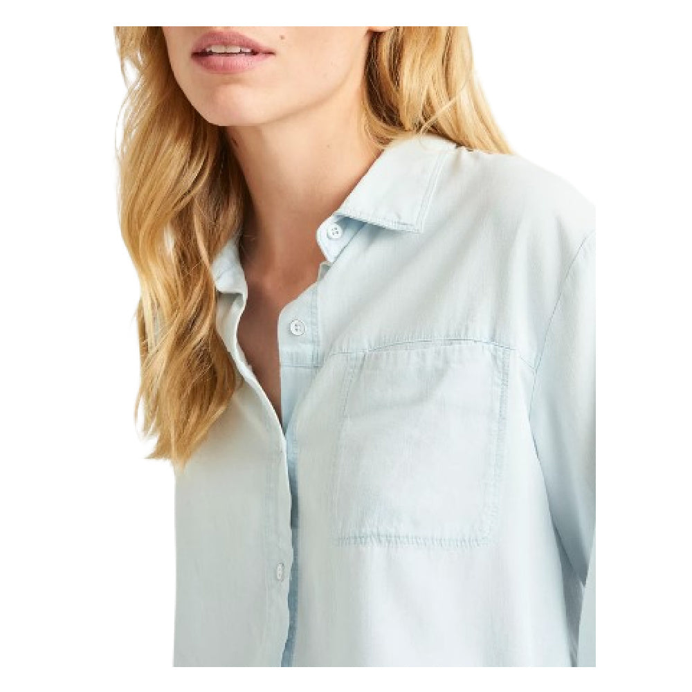 EVANS CHAMBRAY BUTTON UP
