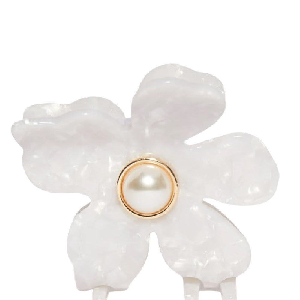 MOTHER OF PEARL LILY CLAW CLIP