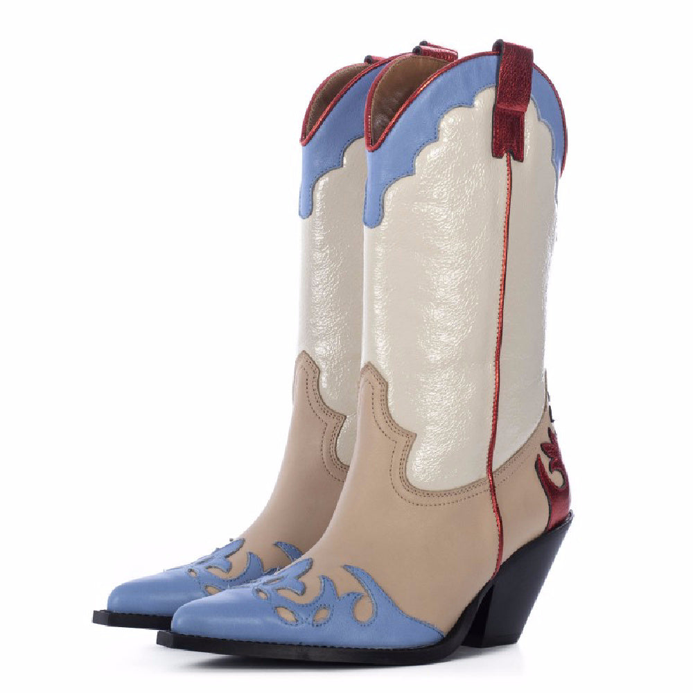 MULTICOLORED COWBOY BOOTS