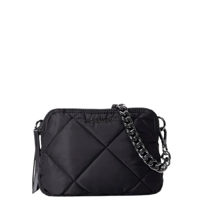 BLACK QUILTED BOWERY CROSSBODY