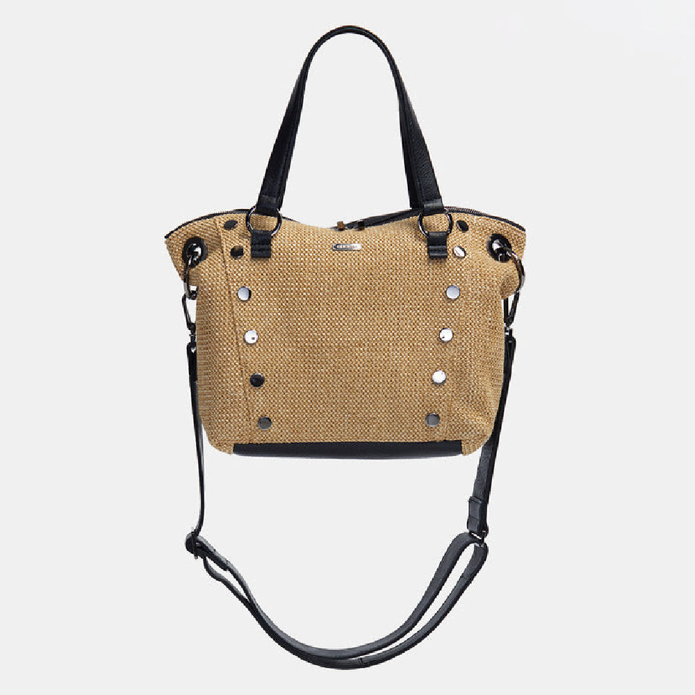 DANIEL MED RAFFIA BLACK