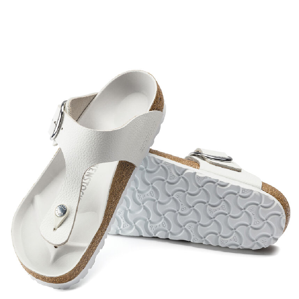 GIZEH BIG BUCKLE WHITE