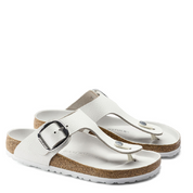 GIZEH BIG BUCKLE WHITE