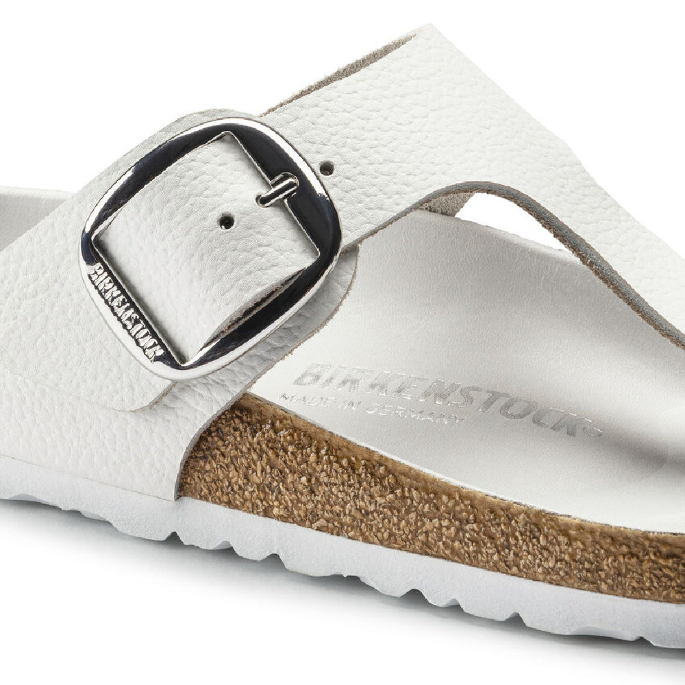 GIZEH BIG BUCKLE WHITE