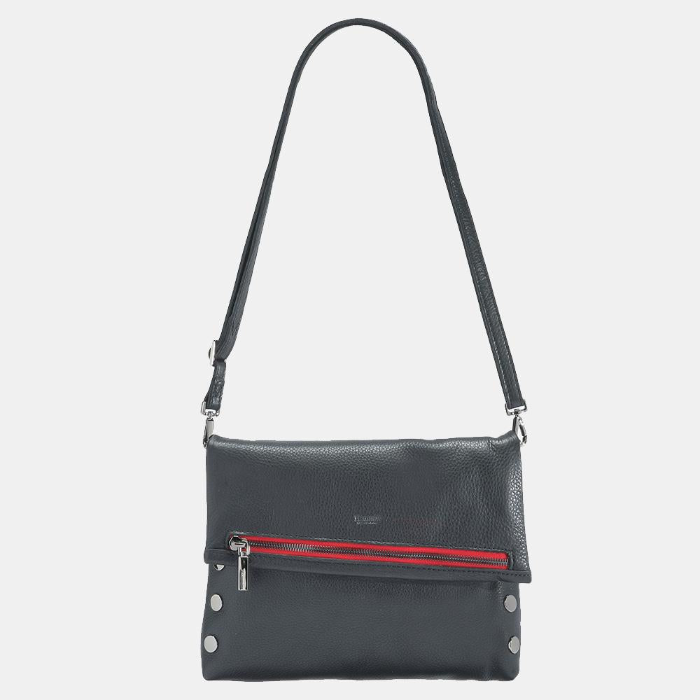 VIP MED RED ZIP BLACK