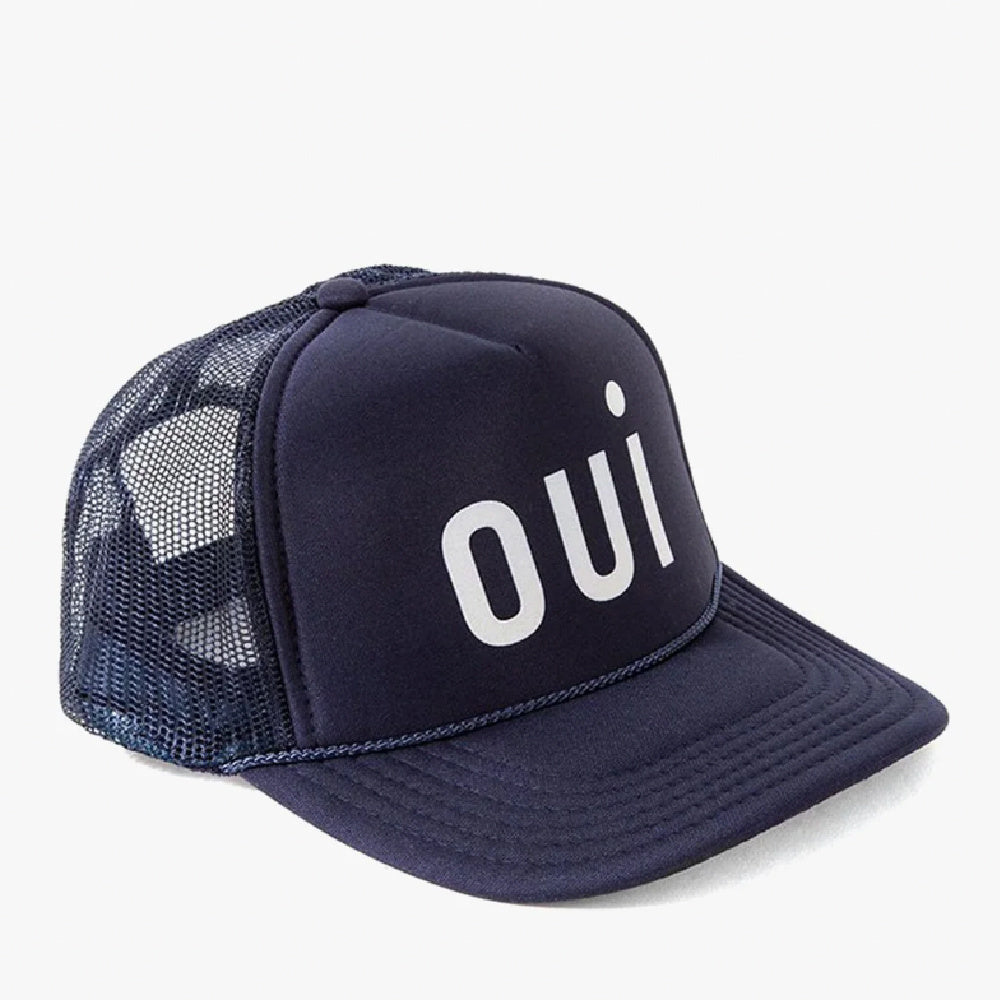 OUI TRUCKER HAT NAVY