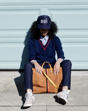 OUI TRUCKER HAT NAVY